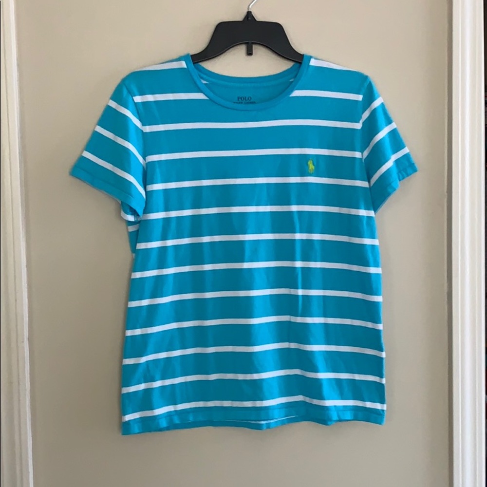 Baby Blue & White Polo T-Shirt!